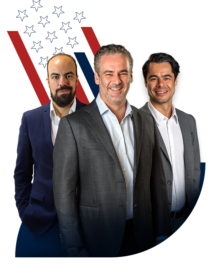 Roberto Spighel, Dr. Rafael Lamberti e Alberto Buss